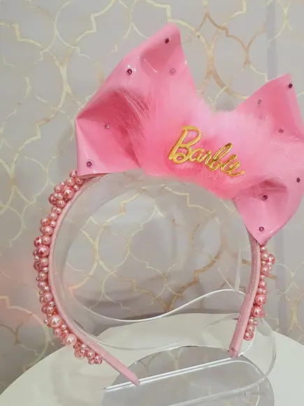Tiara Barbie Luxo Laço