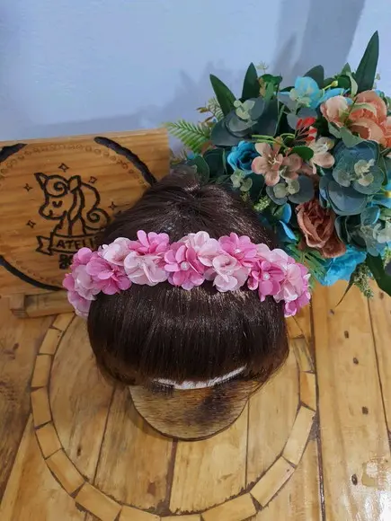 Tiara coroa de flores