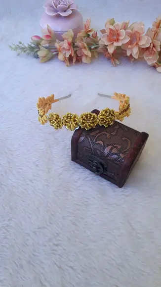 Tiara flor 3d
