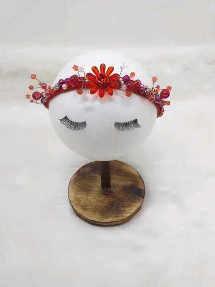 Tiara Headband red vibrante