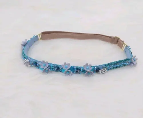 Tiara headband Blue bebê