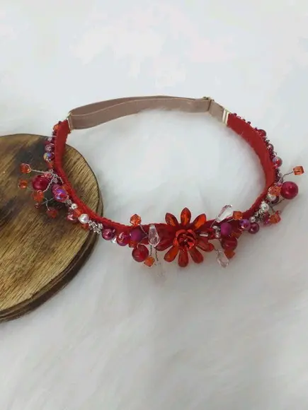 Tiara Headband red vibrante