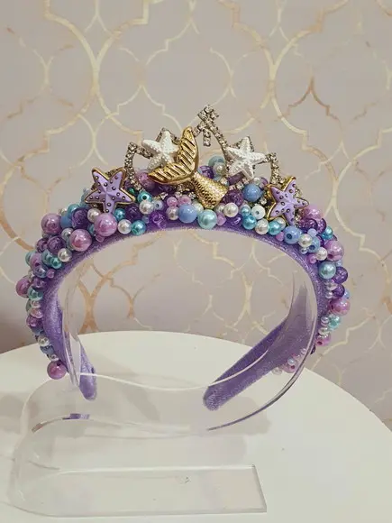 Tiara Luxo Coroa Sereia