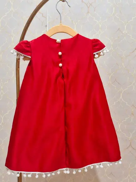 Trapézio mínnie vestido temático tema minnie vermelha