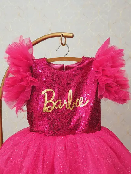Vestido Barbie rosa pink