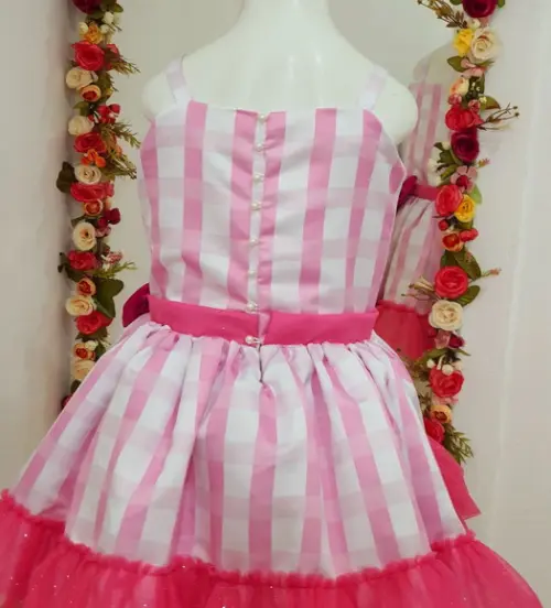 Vestido Barbie Tutu rosa