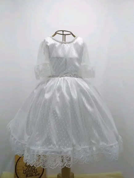 Vestido batizado infantil