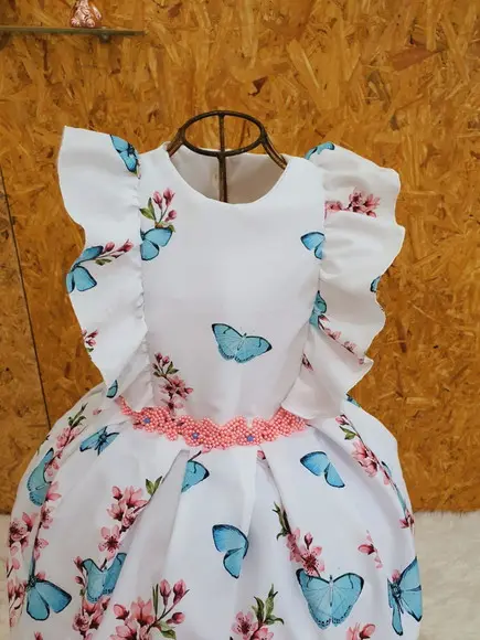 Vestido borboleta