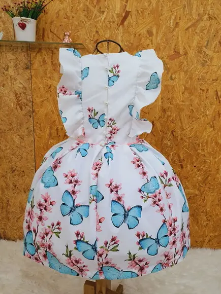 Vestido borboleta
