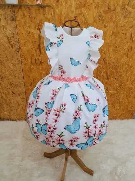 Vestido borboleta