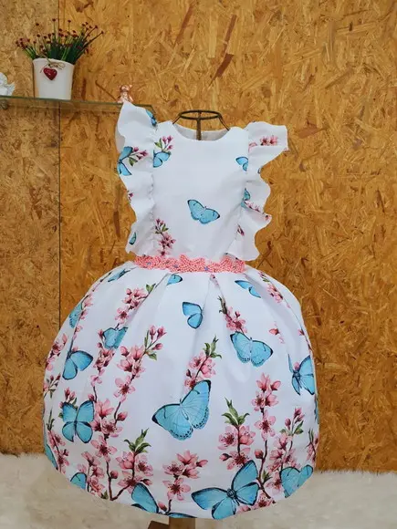 Vestido borboleta