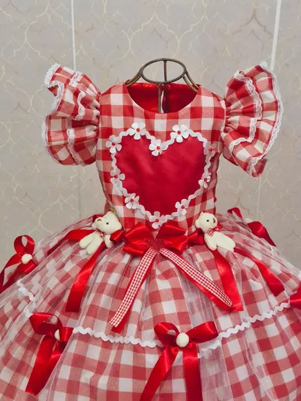 Vestido Caipirinha Delicada Festa Junina