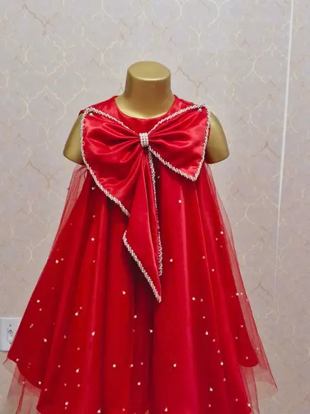 Vestido Fashion Vermelho Luxo