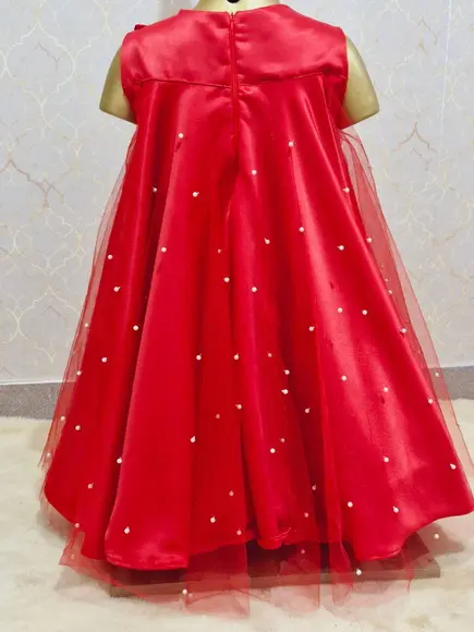 Vestido Fashion Vermelho Luxo