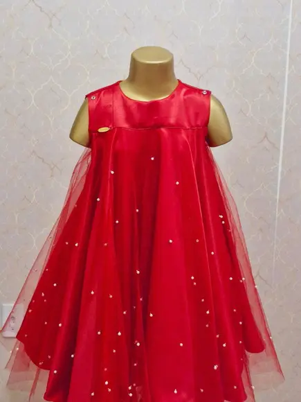 Vestido Fashion Vermelho Luxo