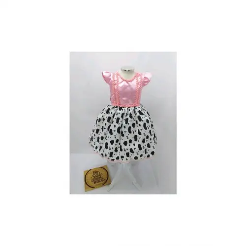 Vestido Fazendinha Rosa
