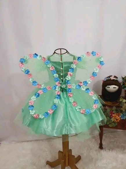 Vestido jardim das borboleta
