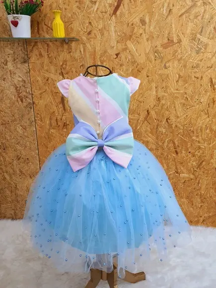 Vestido jardim candy color