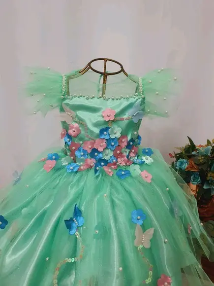 Vestido jardim das borboleta