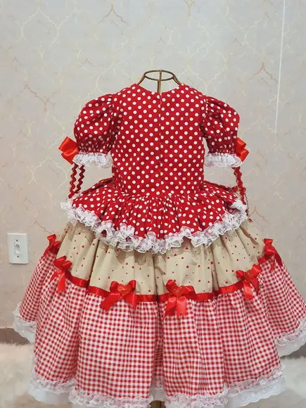 Vestido Junino Romatico