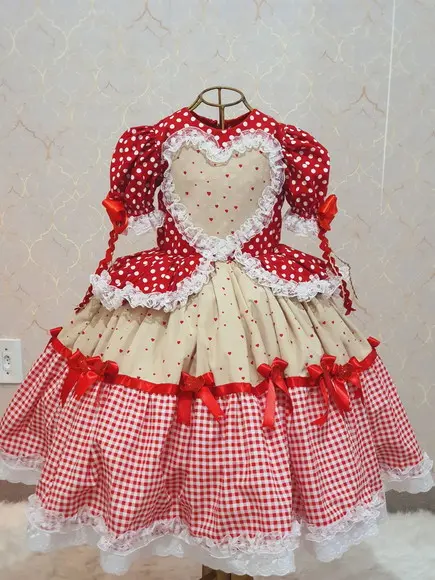 Vestido Junino Romatico