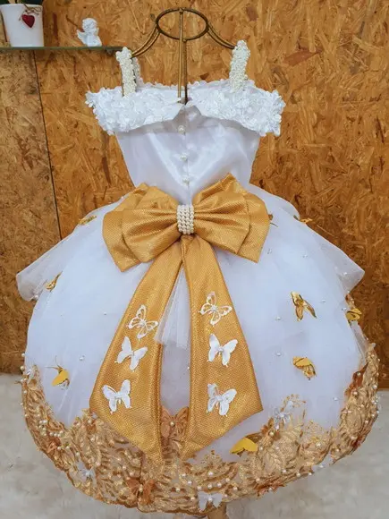Vestido Luxo Jardim das Borboletas