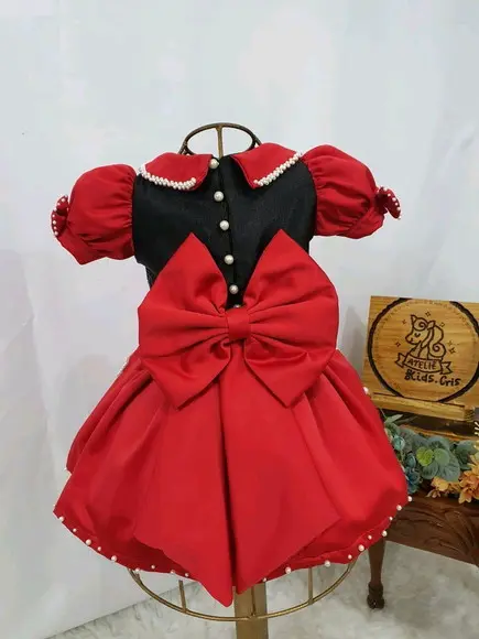 Vestido Luxo Mínnie Vermelha