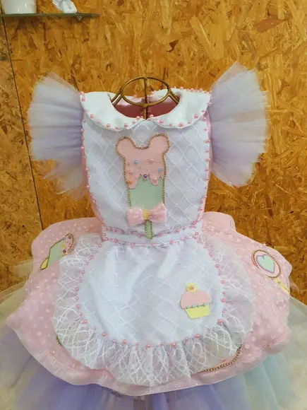 Vestido Minnie Confeiteira