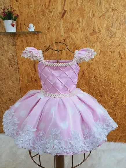 Vestido mínnie Rosa