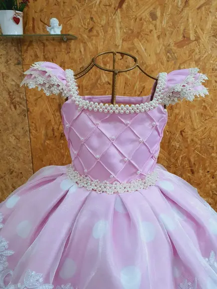 Vestido mínnie Rosa