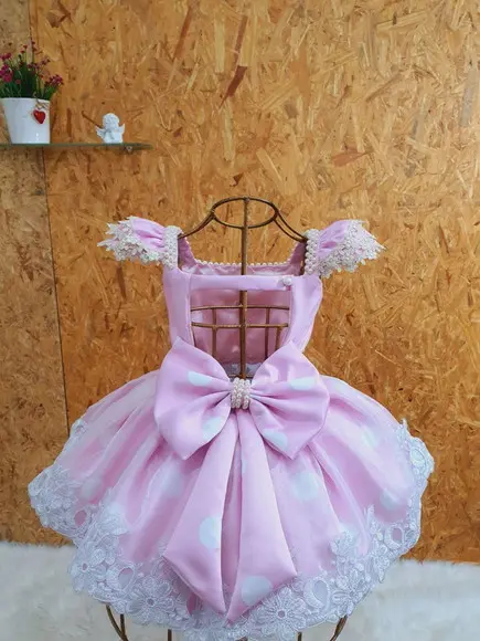 Vestido mínnie Rosa