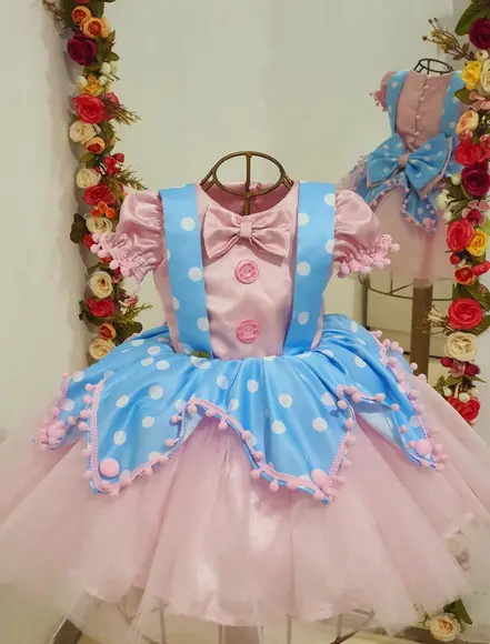 Vestido Palhacinha Pedido Personalizado
