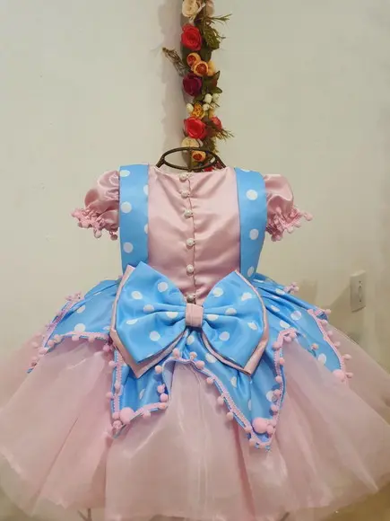 Vestido Palhacinha Pedido Personalizado