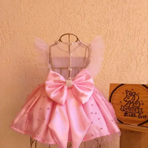 Vestido Palhacinha Rosa