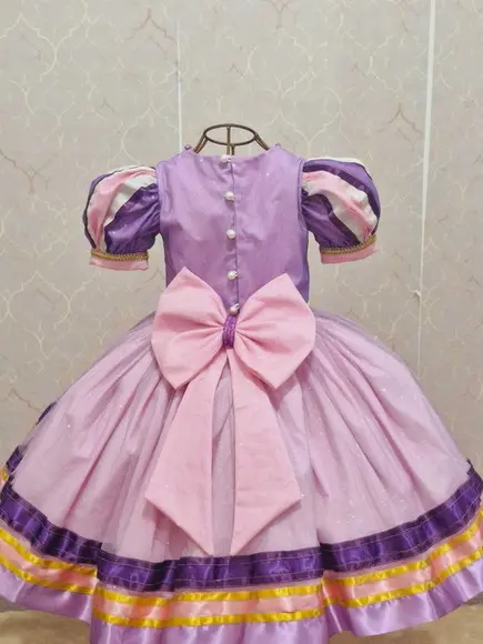 Vestido Princesa Rapunzel