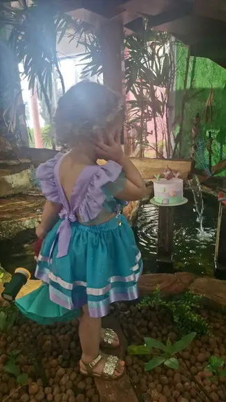 Vestido Romper Sereia