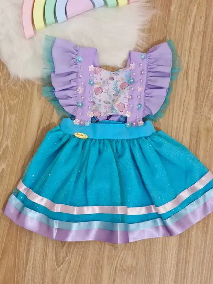 Vestido Romper Sereia