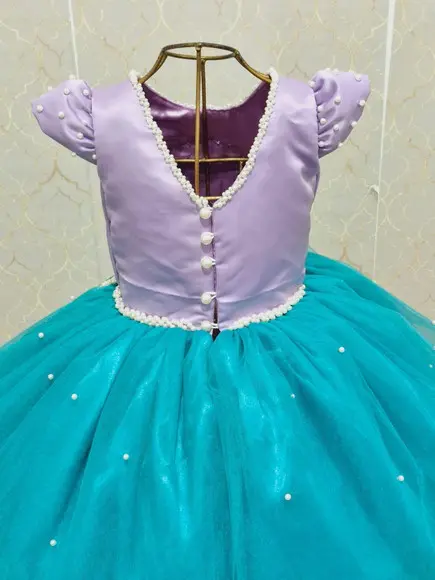 Vestido sereia Ariel