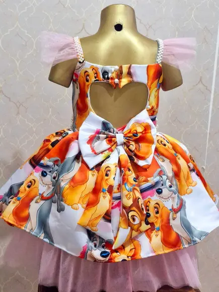 Vestido Tema a Dama e o Vagabundo