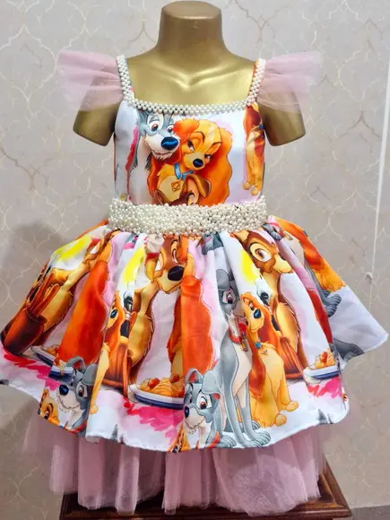 Vestido Tema a Dama e o Vagabundo
