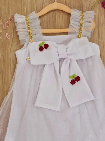Vestido Trapézio Cerejinha Promoção