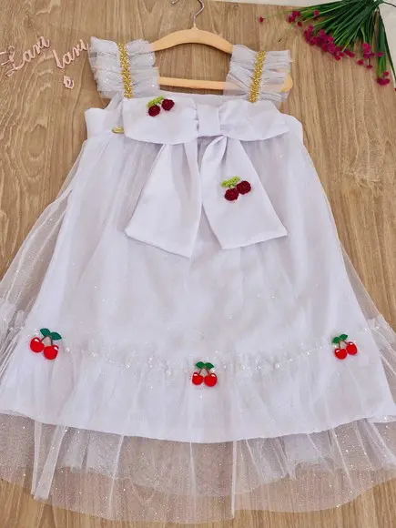 Vestido Trapézio Cerejinha Promoção
