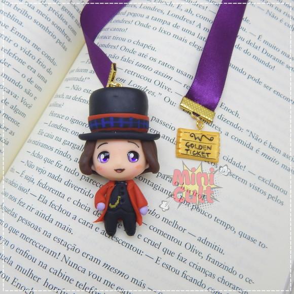 Marcador de Páginas Willy Wonka - A Fantástica Fábrica de Choc