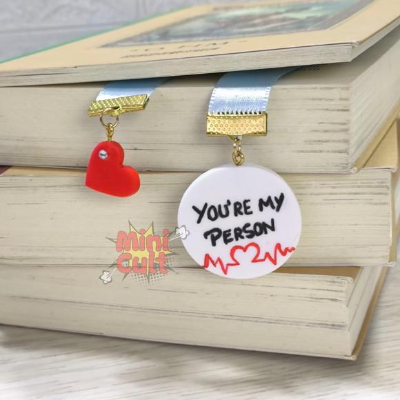 Marcador de Páginas You're My Person - Grey's Anatomy