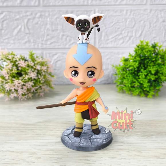 Mini Cult Aang e Momo - Avatar / a Lenda de Aang
