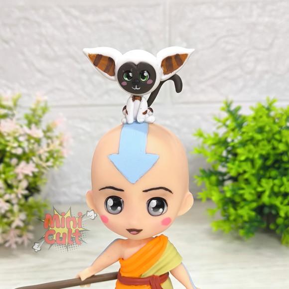 Mini Cult Aang e Momo - Avatar / a Lenda de Aang