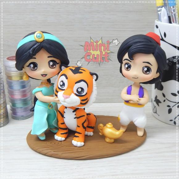 Mini Cult Aladdin, Jasmine e Rajah - Aladdin