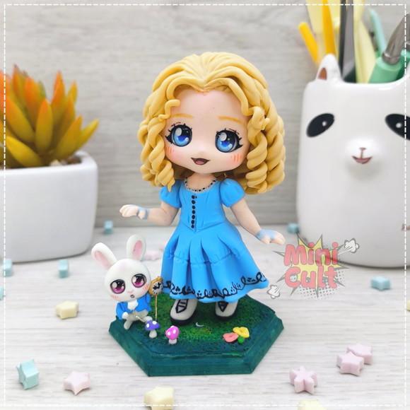 Mini Cult Alice e Coelho - Alice no País das Maravilhas (Tim Bur
