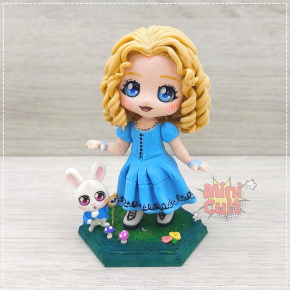 Mini Cult Alice e Coelho - Alice no País das Maravilhas (Tim Bur