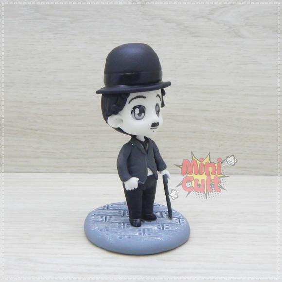 Mini Cult Carlitos / Charlie Chaplin (tons de Cinza)